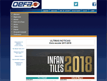 Tablet Screenshot of oefa.com